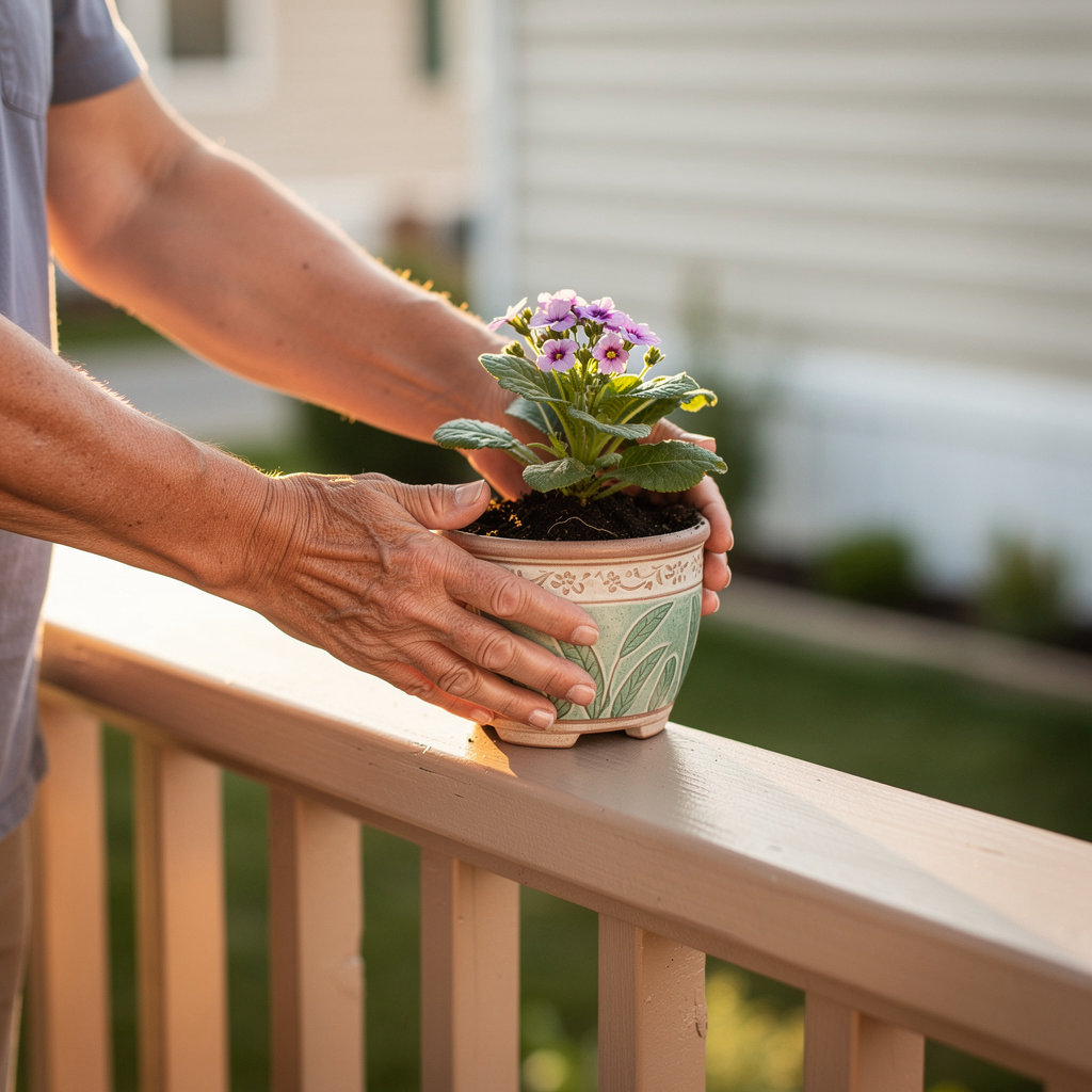 Golden Sands Mobile Estates community area in San Diego showing well-maintained mobile homes and green spaces